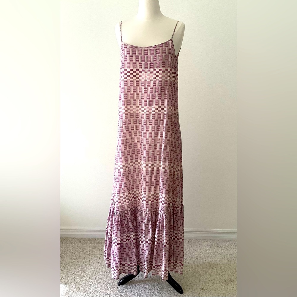 Anthropologie Twenty8Twelve Silk Cotton Maxi Dress, Sz. 6
